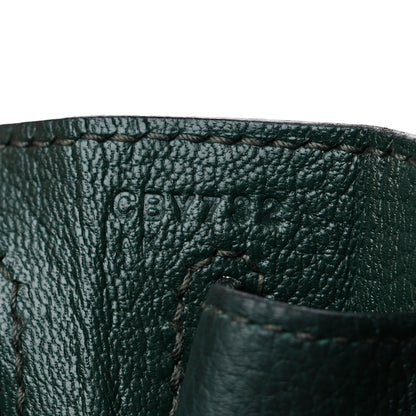 Hermes Togo Horseshoe Kelly Retourne 28 Vert Cypress 7 of 9