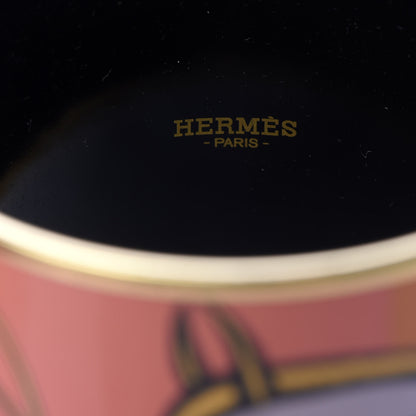 Hermes Enamel Printed Mega Wide Coup De Fouet Bracelet 65 9 of 10