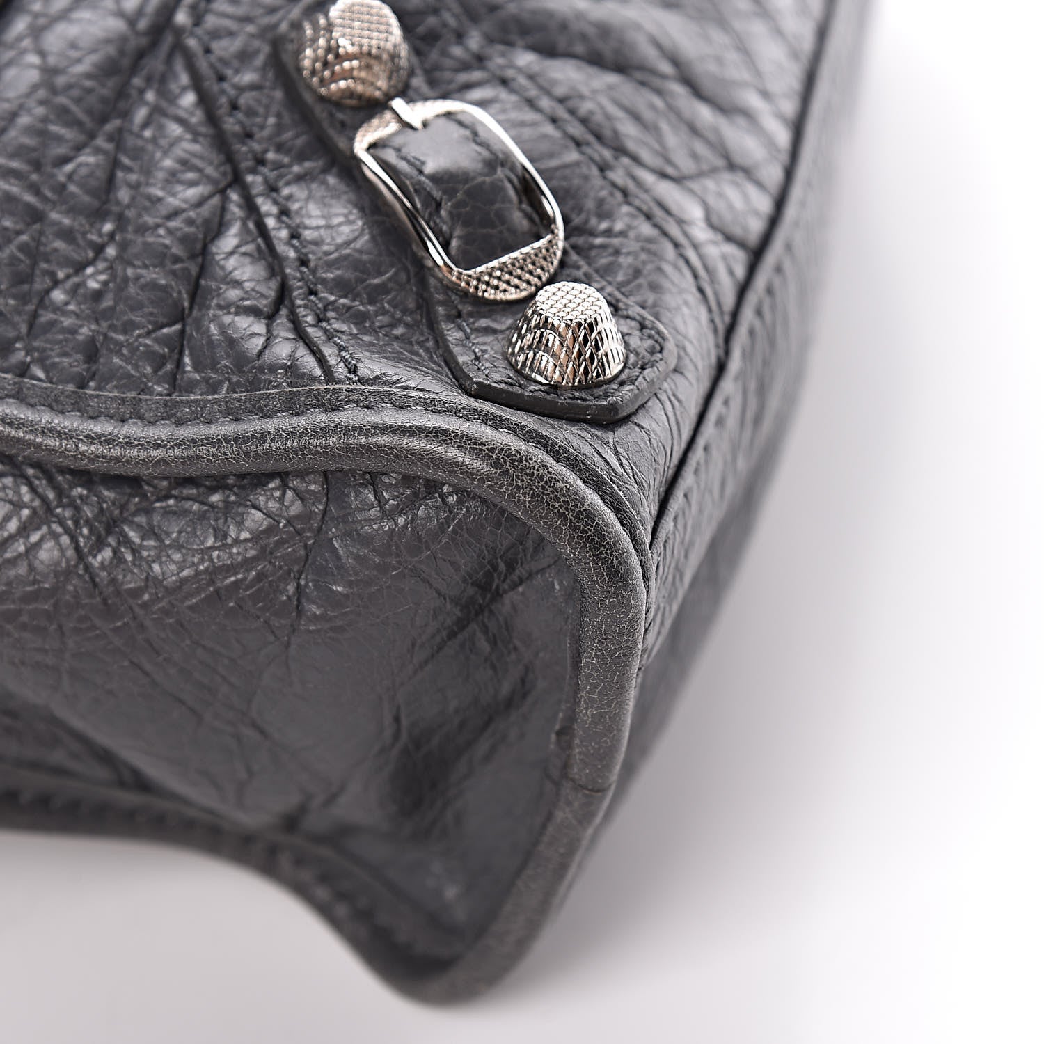Balenciaga Agneau Giant 12 Silver Hardware Mini City Gris Tarmac 13 of 15