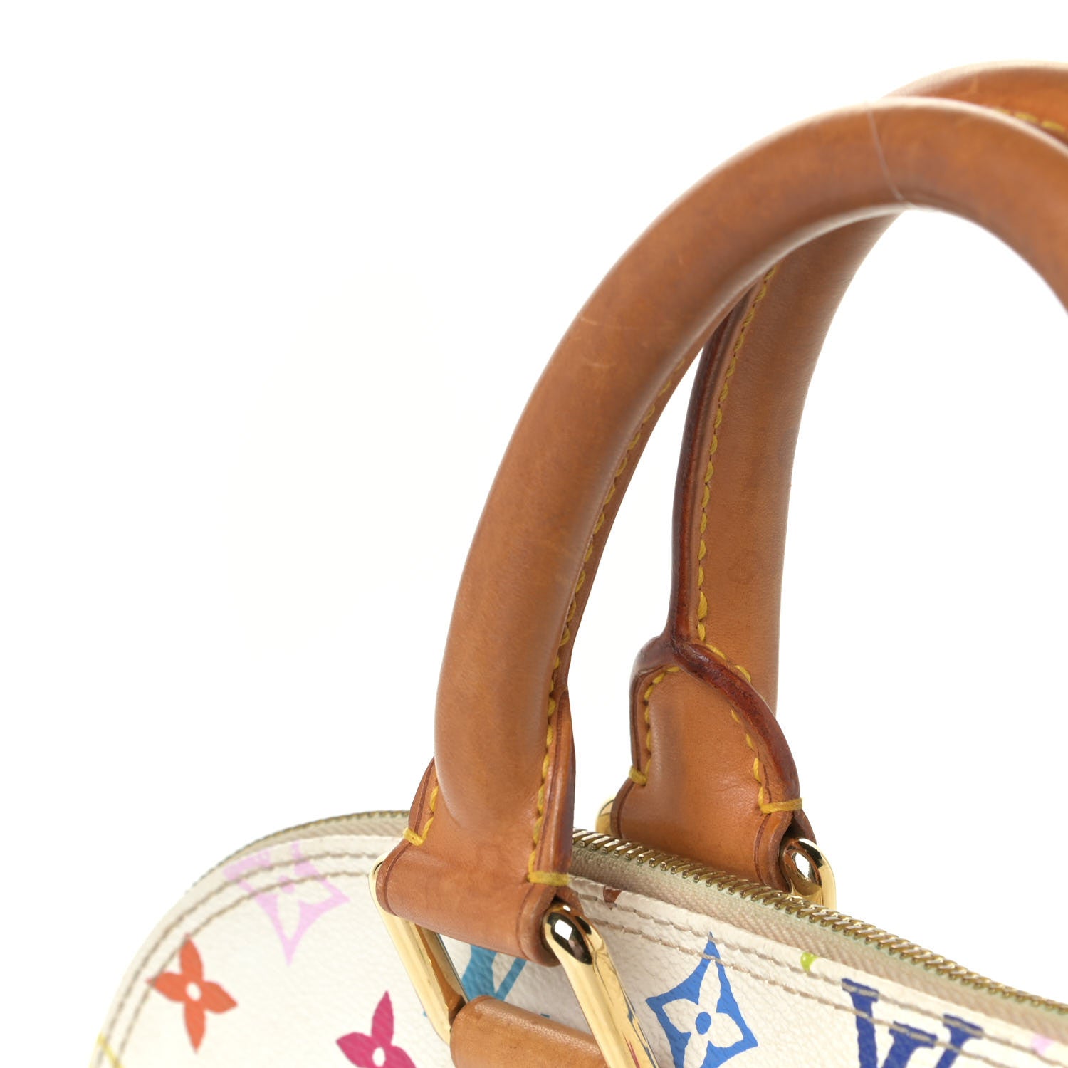 Louis Vuitton Monogram Multicolor Alma White 13 of 19
