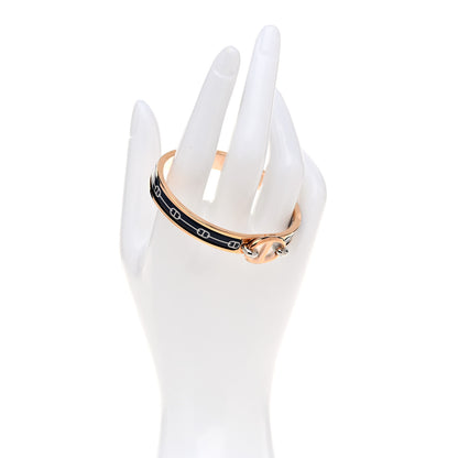 Hermes Enamel Mini Farandole Clic Chaine D'Ancre Bracelet GM Lilas 2 of 5