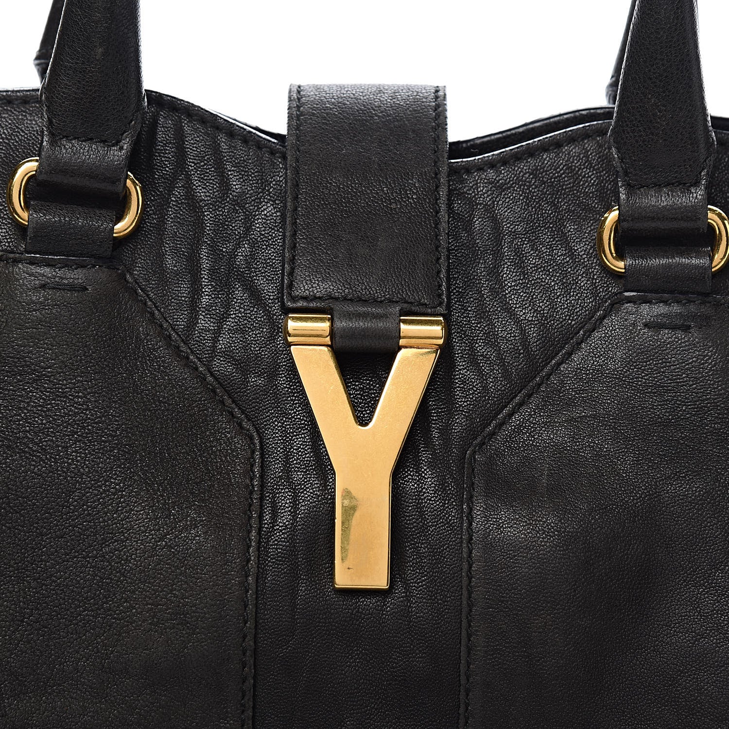 Saint Laurent Sheepskin Large Cabas ChYc Black 16 of 16