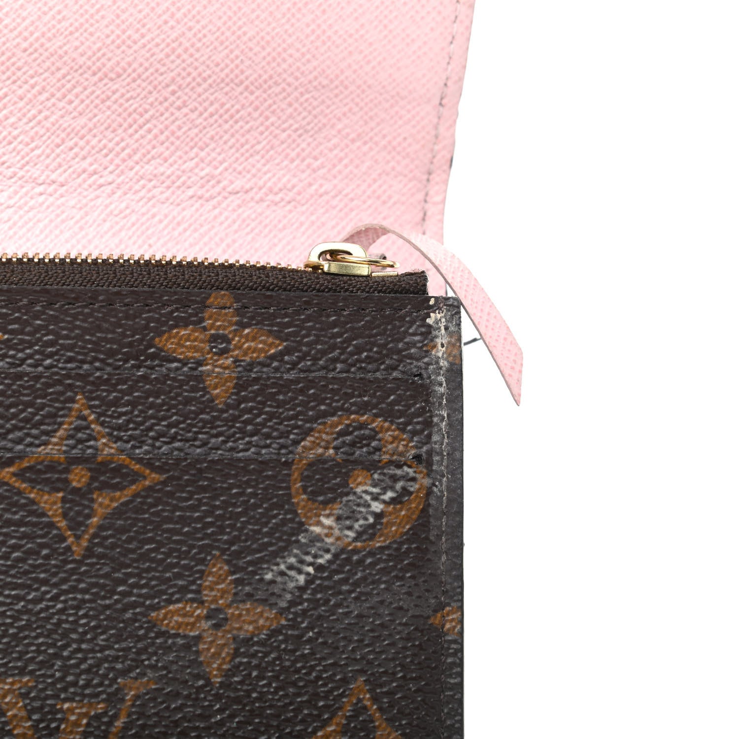Louis Vuitton Monogram Emilie Wallet Rose Ballerine 12 of 12