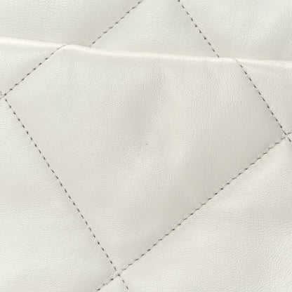 Chanel Goatskin Quilted Medium 19 Flap White 15 of 17