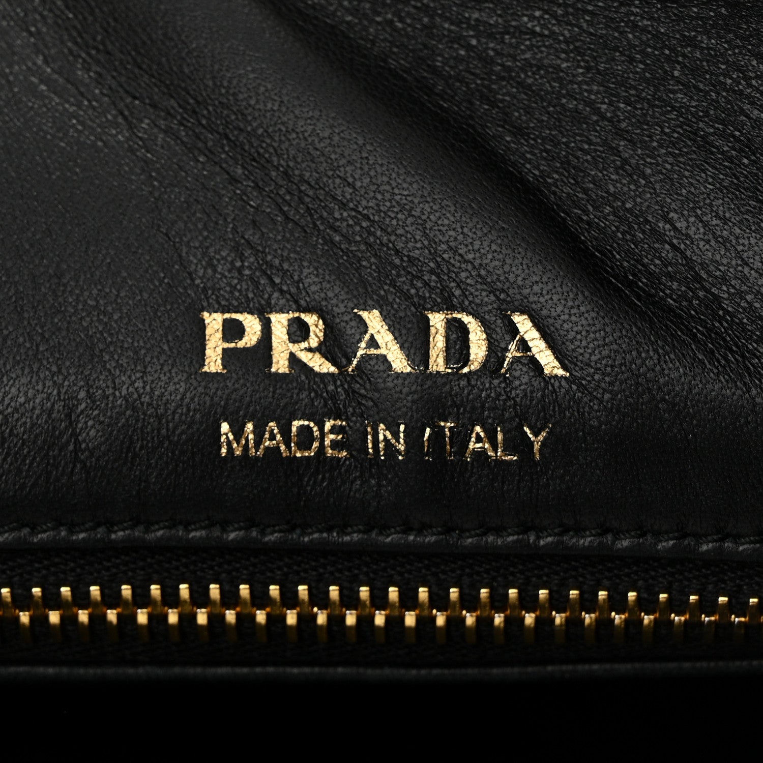 Prada Vitello Daino Soft Zippered Messenger Hobo Black 6 of 11