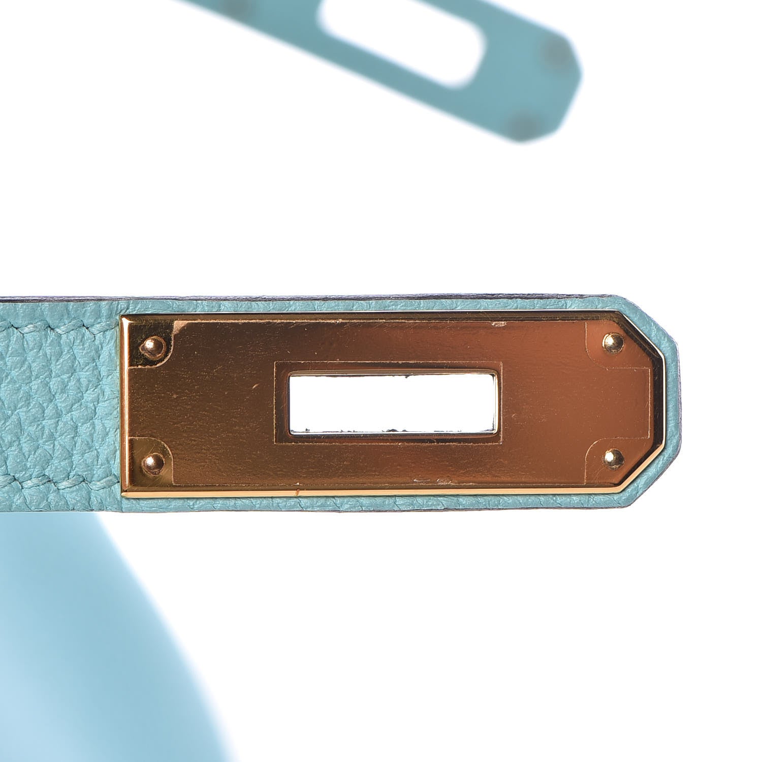 Hermes Togo Kelly Retourne 32 Bleu Atoll 16 of 33