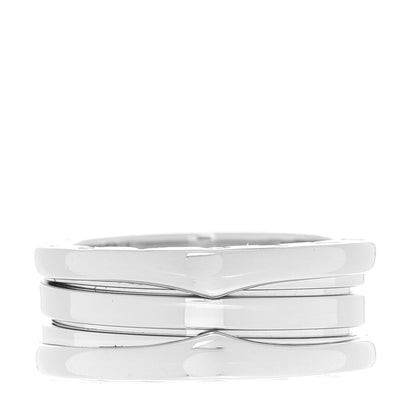 Bulgari 18K White Gold B.Zero1 Three-Band Ring 51 5.75 3 of 5