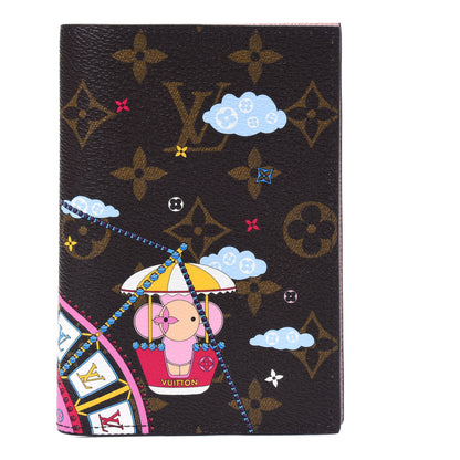 Louis Vuitton Monogram 2020 Christmas Animation Big Wheel Passport Cover Rose Ballerine 1 of 4
