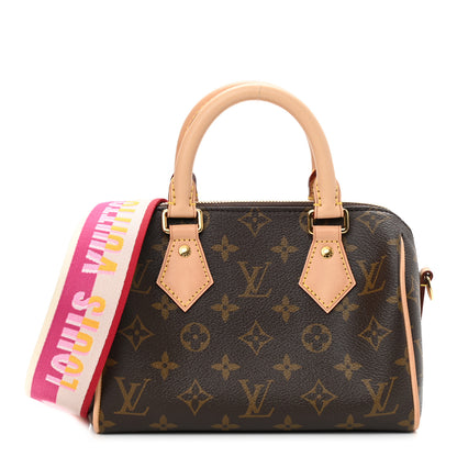 Louis Vuitton Monogram Speedy Bandouliere 20 Fuchsia 1 of 10