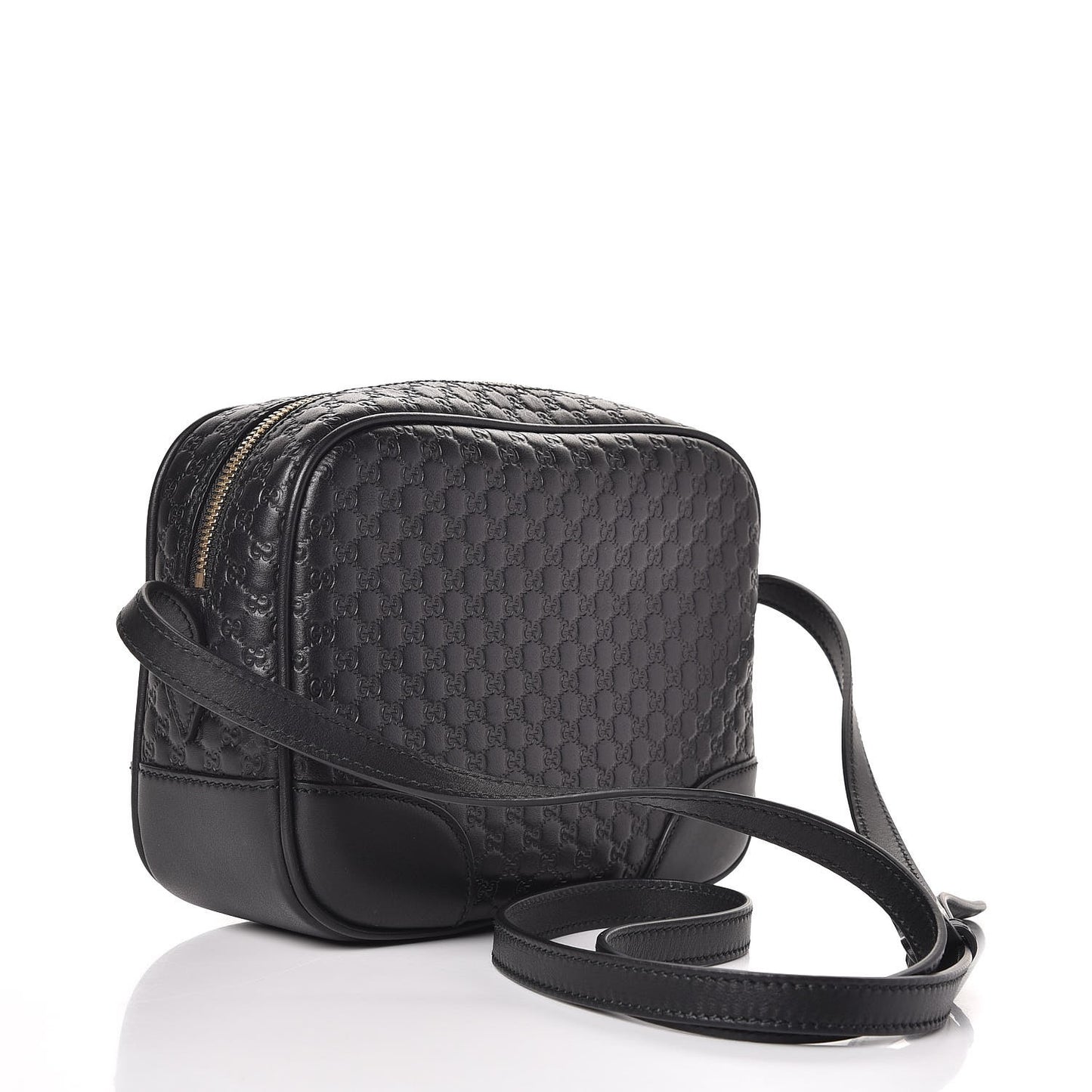 Microguccissima Mini Bree Messenger Bag Black