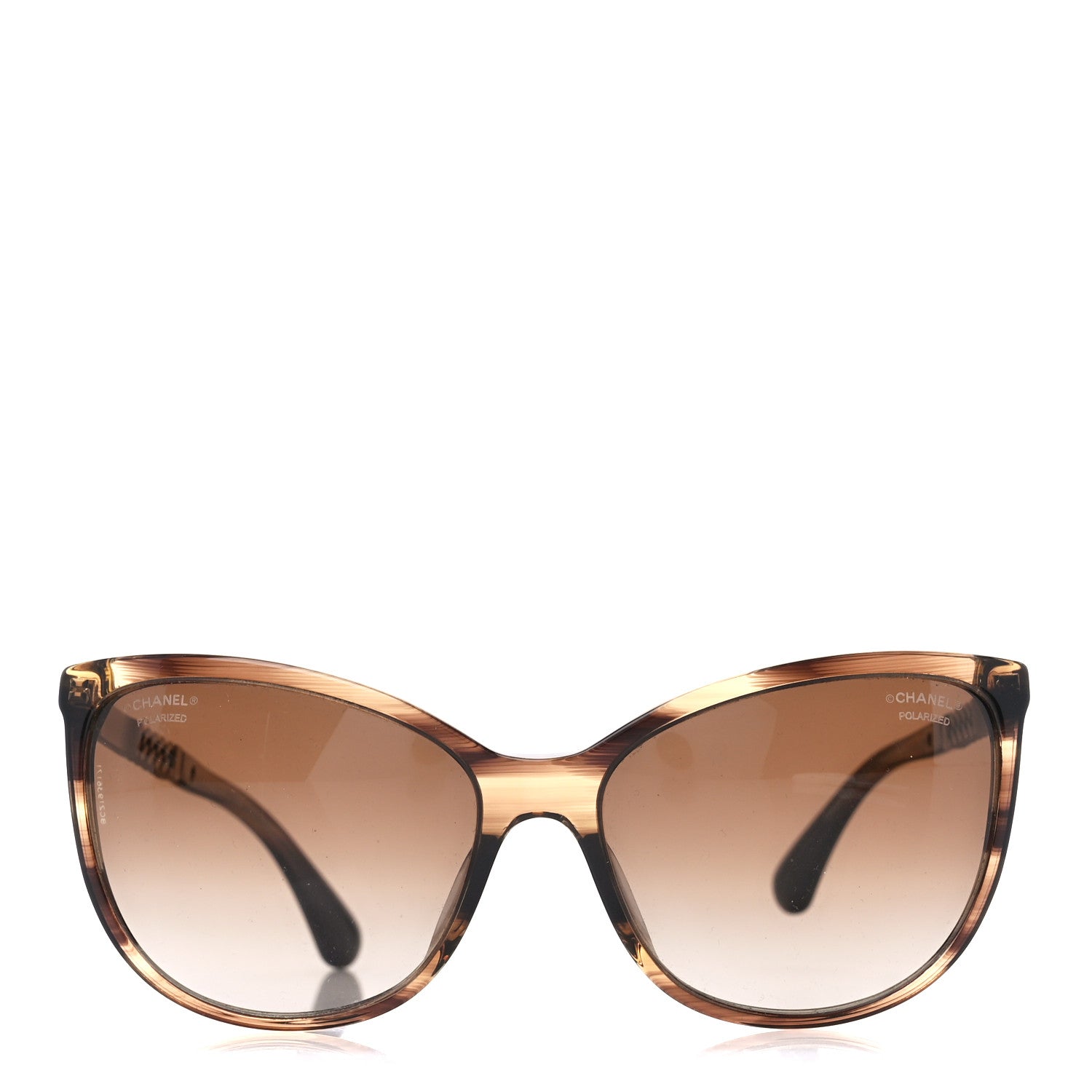 Chanel Chain Polarized Sunglasses 5352-A Brown 2 of 8