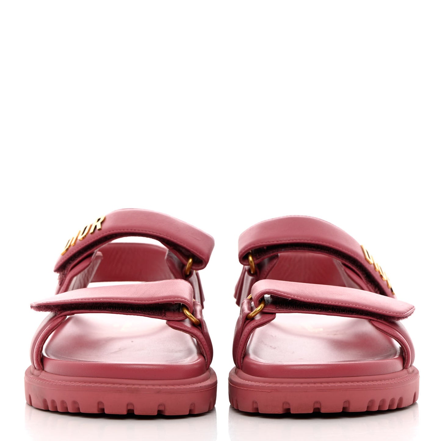Lambskin Dioract Sandals 37 Pink
