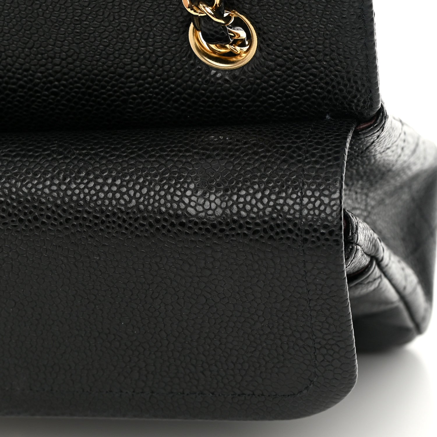 Chanel Caviar Quilted Medium Double Flap Black 13 of 16