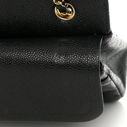 Chanel Caviar Quilted Medium Double Flap Black 13 of 16
