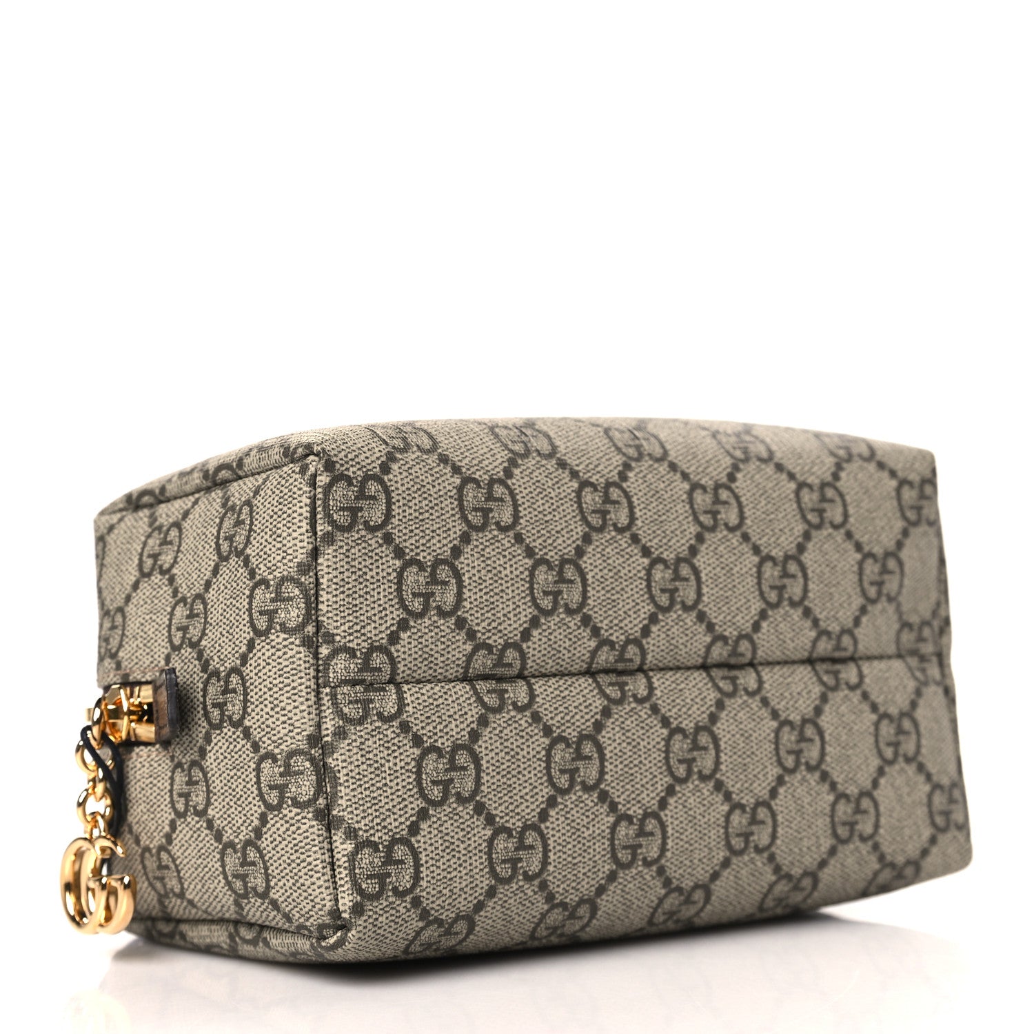 Gucci Soft GG Supreme Monogram Calfskin Medium Ophidia Cosmetic Case Beige Ebony New Acero 4 of 10