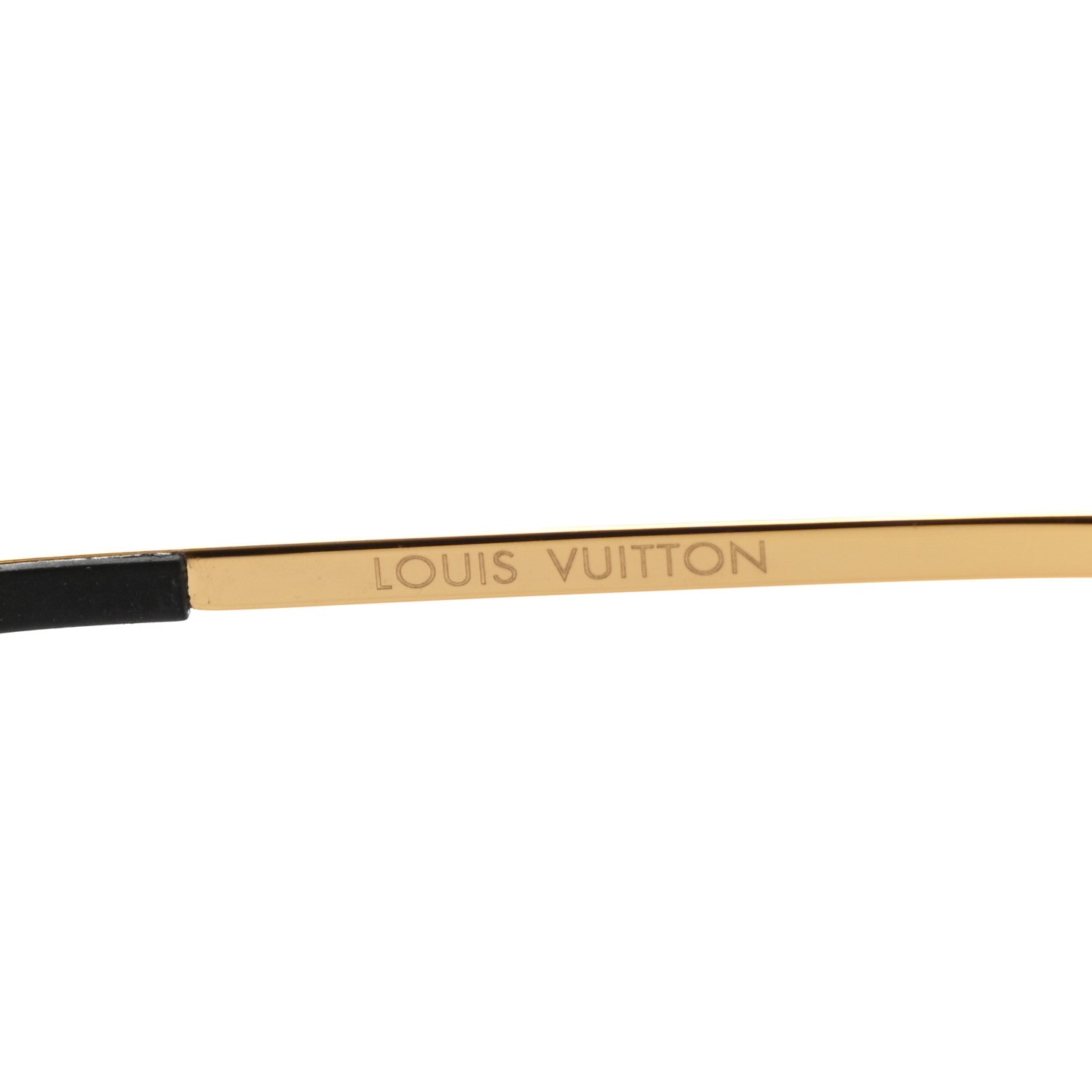 Louis Vuitton Metal Monogram Grease Sunglasses Z1172W Gold 5 of 8