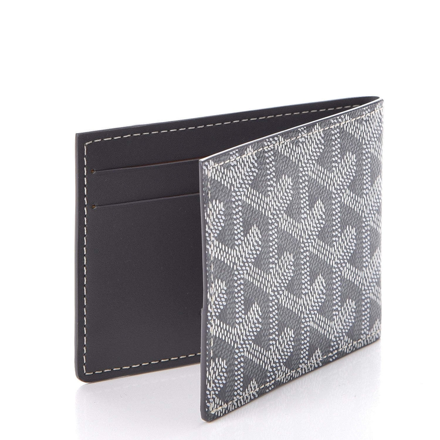 Goyard Goyardine Multi Slot Bi-Fold Wallet Grey 3 of 8
