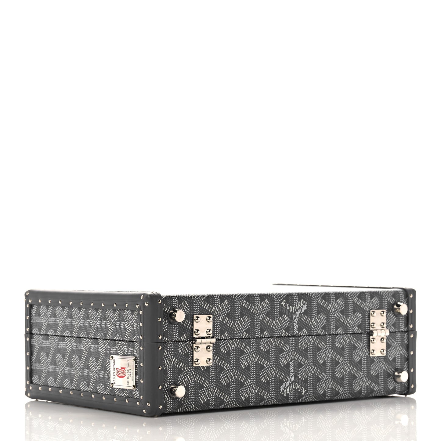 Goyardine Grand Hotel Trunk Bag Grey