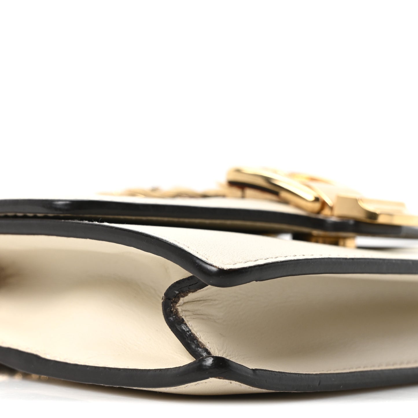 Calfskin Super Mini Sylvie Chain Shoulder Bag White