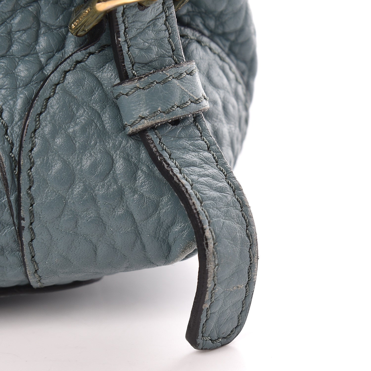 Burberry Grainy Calfskin Shoulder Bag Turquoise 16 of 17
