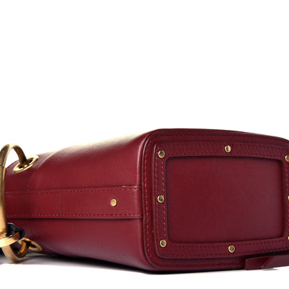 Chloe Smooth Calfskin Mini Roy Bucket Bag Plum Purple 9 of 10