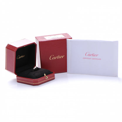 Cartier 18k White Gold LOVE Ring Size 53 6.5 5 of 5