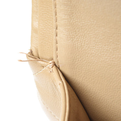Chanel Lambskin Quilted Medium Double Flap Beige 9 of 10