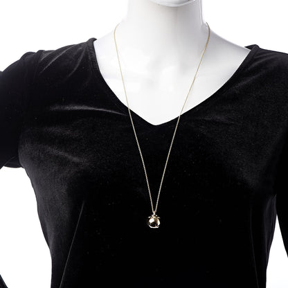 Tiffany 18K Yellow Gold 19mm HardWear Ball Pendant Necklace 2 of 5