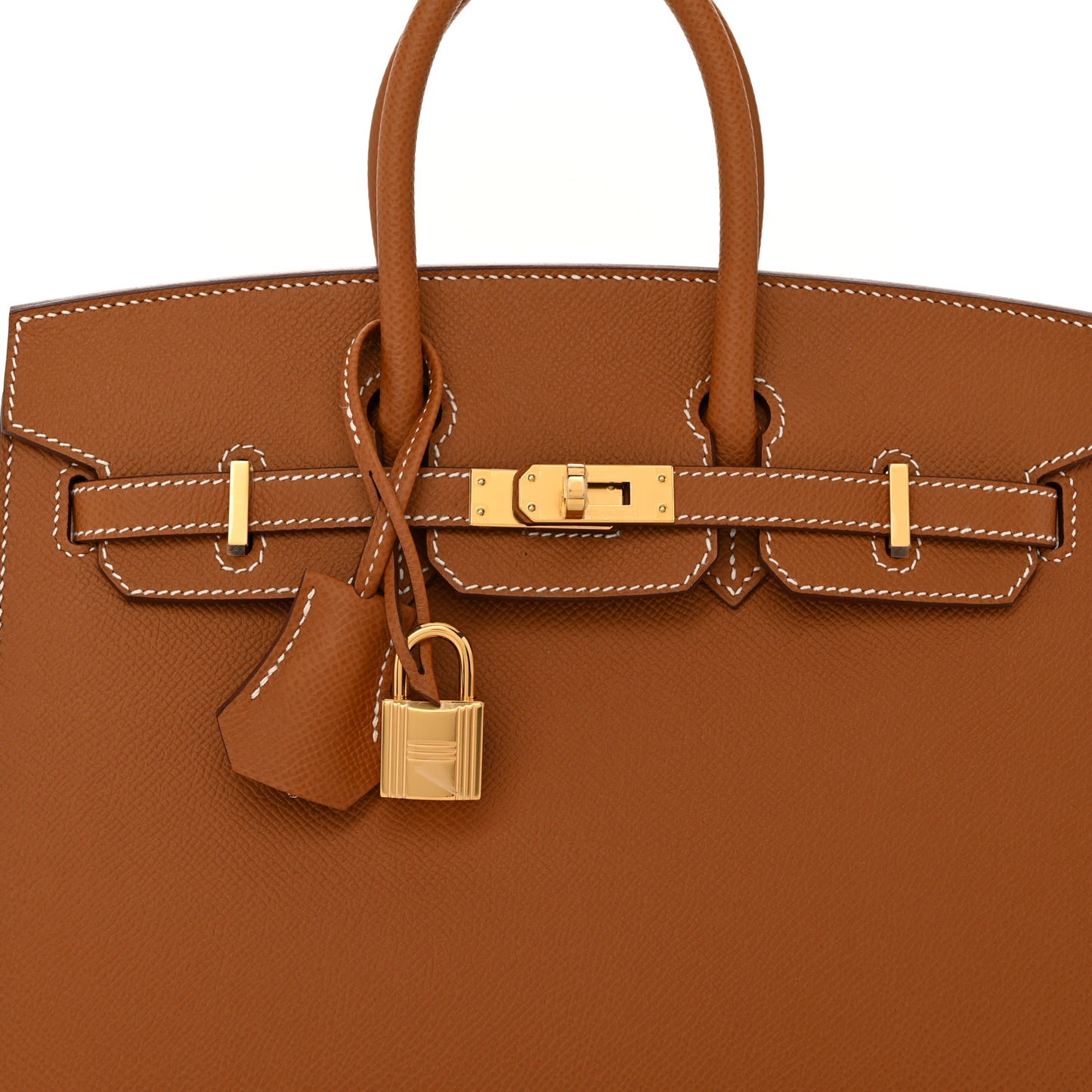 Epsom Birkin Sellier 25 Gold