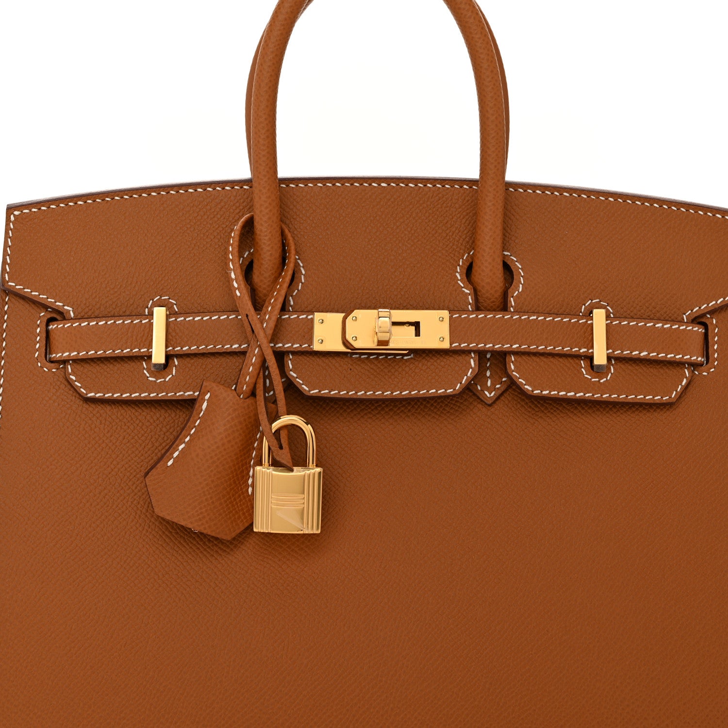 Hermes Epsom Birkin Sellier 25 Gold 8 of 13
