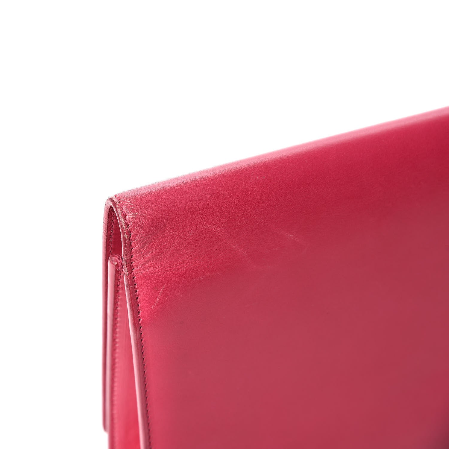 Saint Laurent Calfskin Classic Monogram Cassandre Clutch Bubblegum 10 of 16