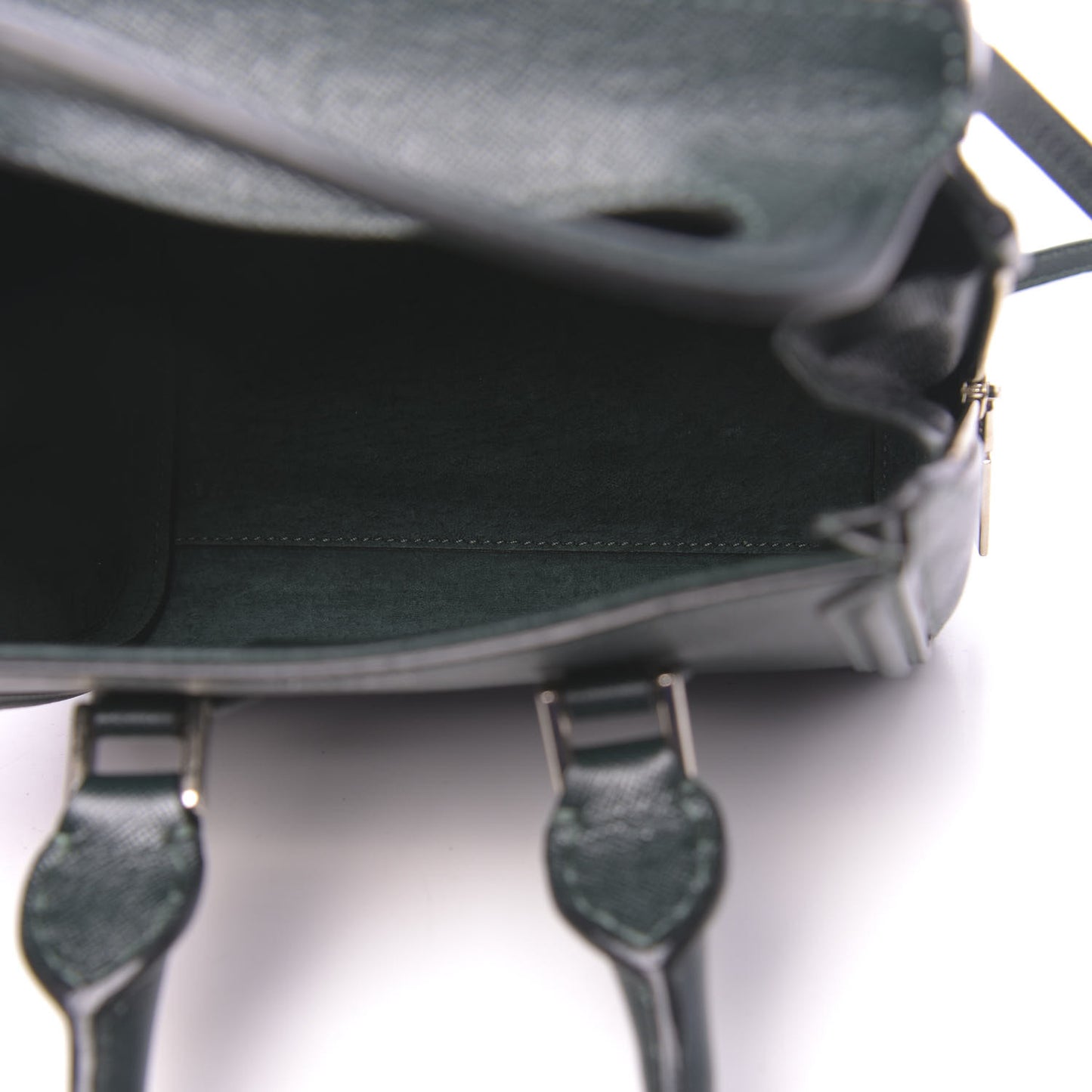 Grain Calfskin Mini Heroine Military Green