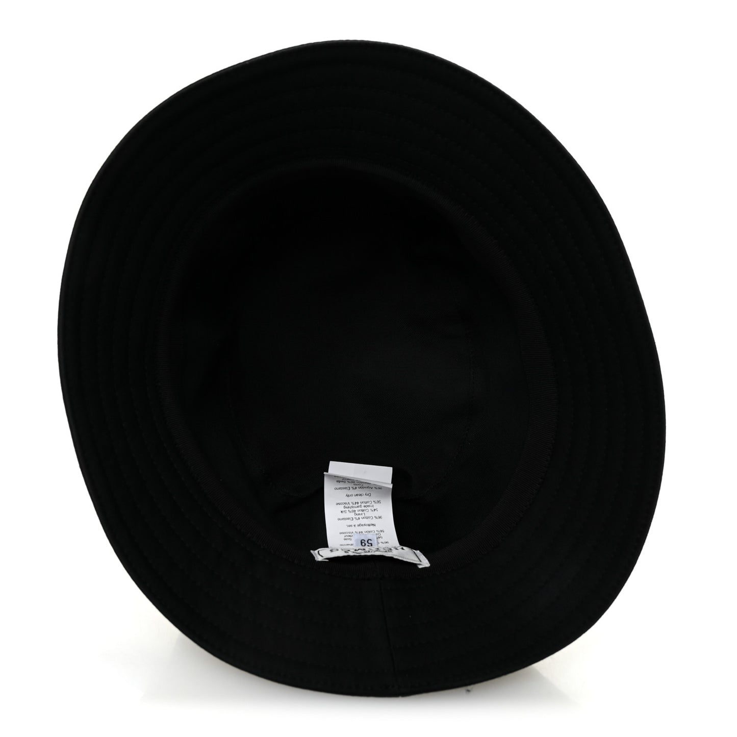 Cotton Embroidered Harper Emile Bucket Hat 59 Black
