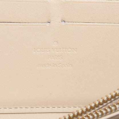 Louis Vuitton Vernis Leopard Zippy Wallet Blanc Corail 6 of 7