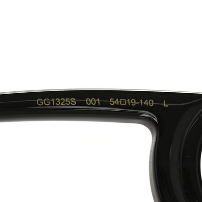 Gucci Acetate Chaise Rectangle Frame Sunglasses GG1325S Black 6 of 8