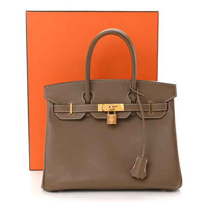 Hermes Epsom BIRKIN 30 Etoupe 16 of 16