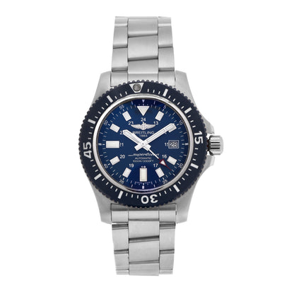 Breitling Stainless Steel 44mm SuperOcean Automatic Watch Blue Y17393 1 of 5