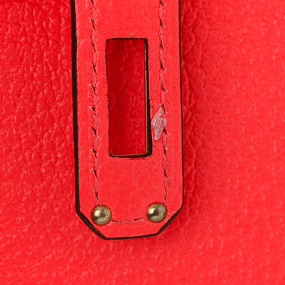 Hermes Chevre Mysore Horseshoe Mini Kelly Sellier 20 Rose Texas Nata 11 of 12