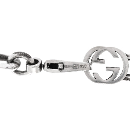 Gucci Sterling Silver Interlocking GG Chain Necklace 5 of 6