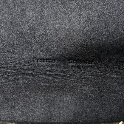 Proenza Schouler Metallic Lambskin Lunch Bag Clutch Silver Gold 6 of 8