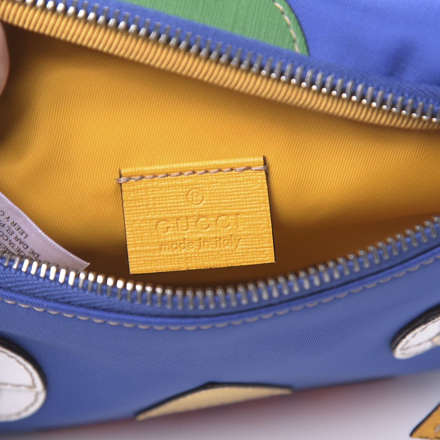 Gucci Nylon Childrens Robot Belt Bag Blue 6 of 10