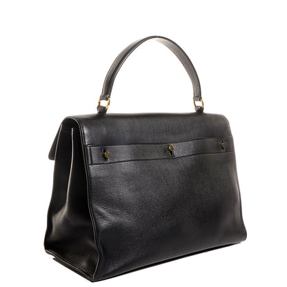 Saint Laurent Calfskin Large Muse Two Black 3 of 8