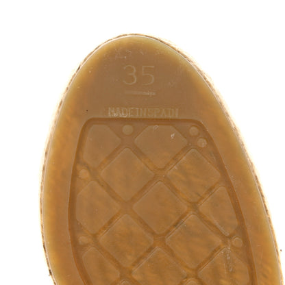 Chanel Mesh Grosgrain CC Espadrilles 35 Black 7 of 10