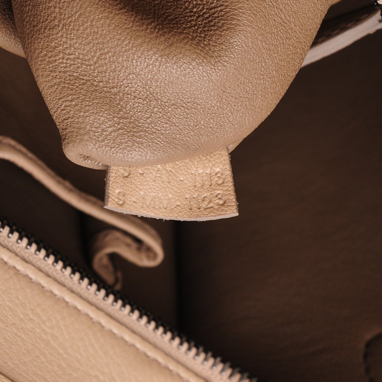 Goatskin Micro Luggage Sand