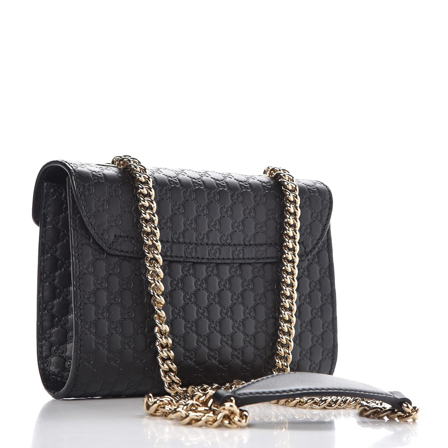 Microguccissima Mini Emily Shoulder Bag Black