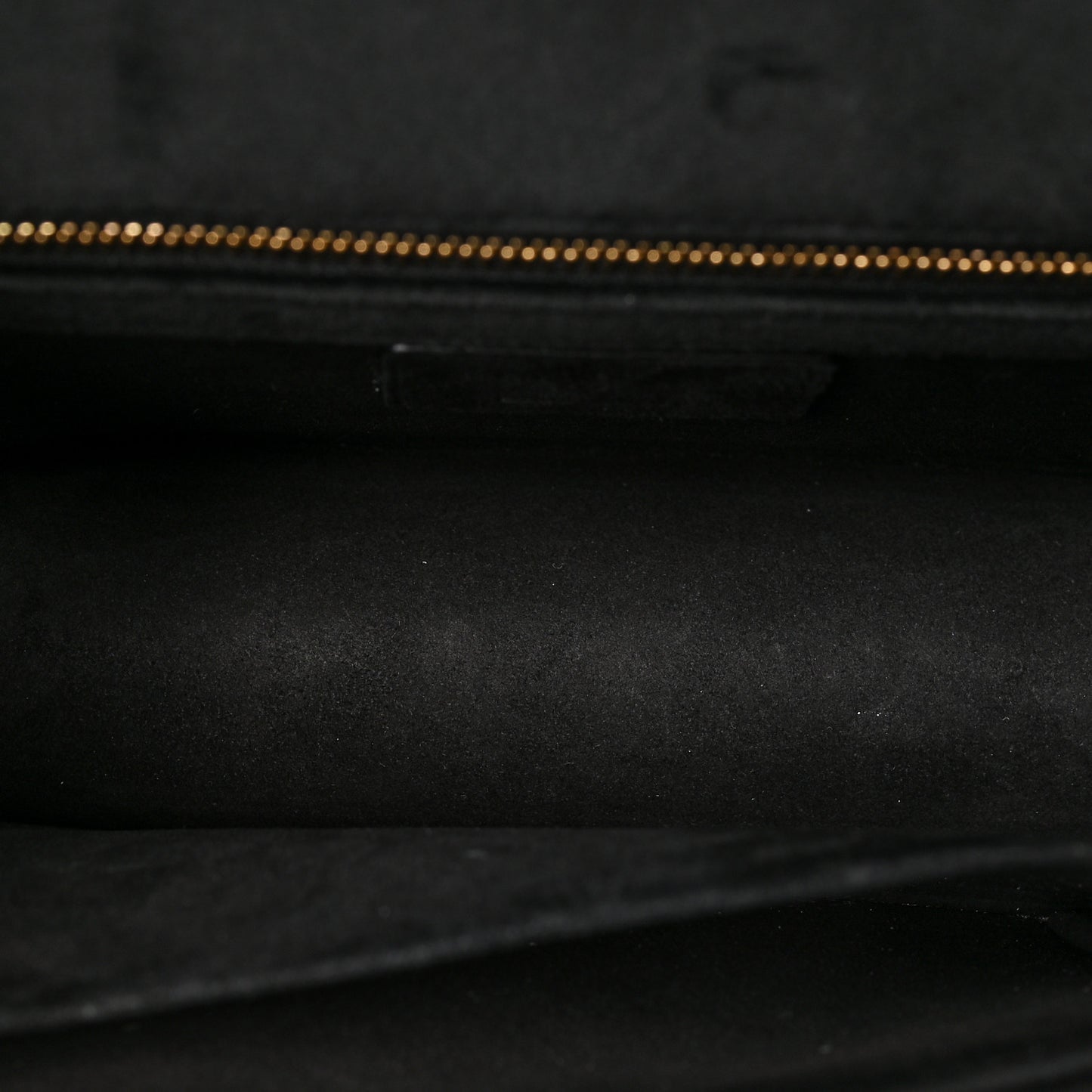 Velvet Medium Diorama Flap Bag Black