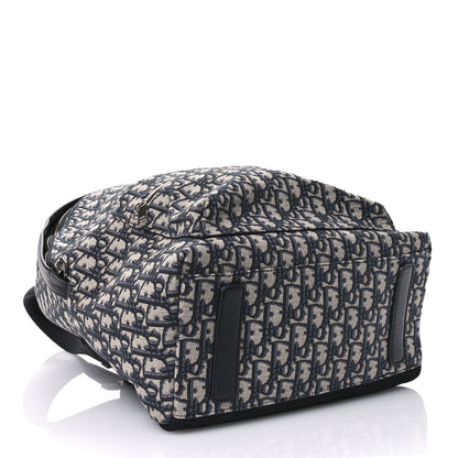 Christian Dior Oblique Calfskin Rider Backpack Beige Black 3 of 9