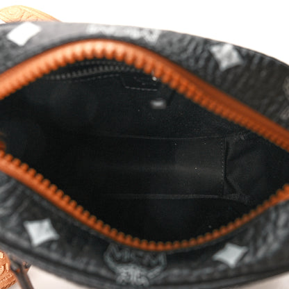 MCM Visetos Camera Crossbody Bag Black Cognac 4 of 8