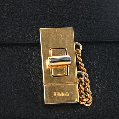 Chloe Grained Lambskin Drew Long Wallet with Flap Black 7 of 19