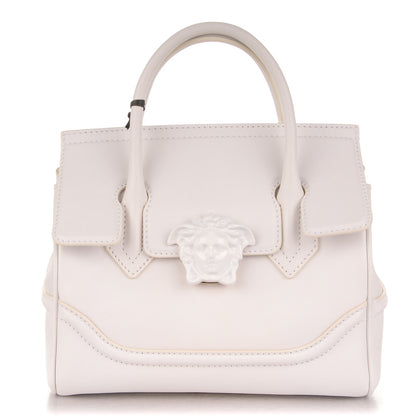 Versace Calfskin Medium Palazzo Empire Bag White 1 of 8
